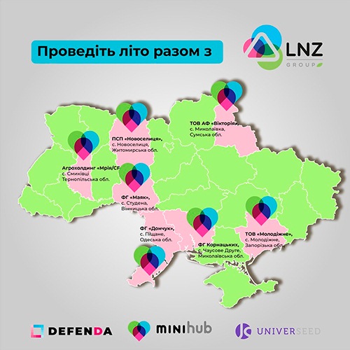 Компанія LNZ Group запрошує відвідати Mini hub у різних регіонах України фото 1 LNZ Group